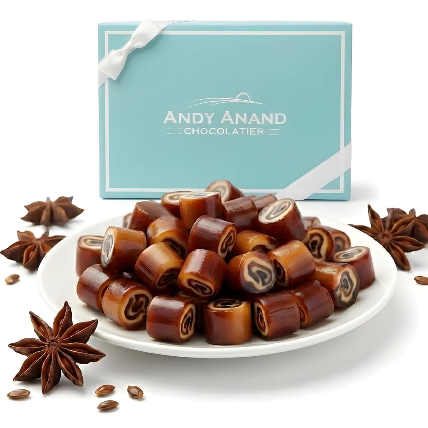 Caramelo Duro de Anís Sin Azúcar Andy Anand - 25 Piezas