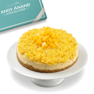 Andy Anand Sugar Free Coconut Mango Cheesecake - Gourmet Dessert