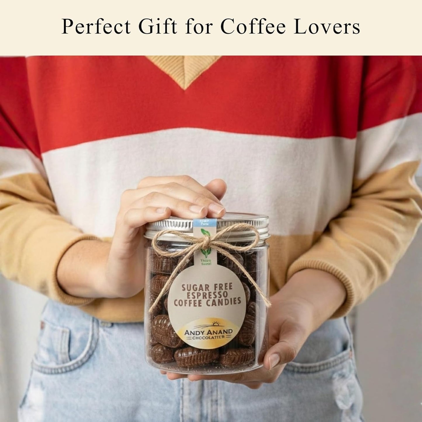 Caramelo de Café Espresso Sin Azúcar Andy Anand - 7 Oz