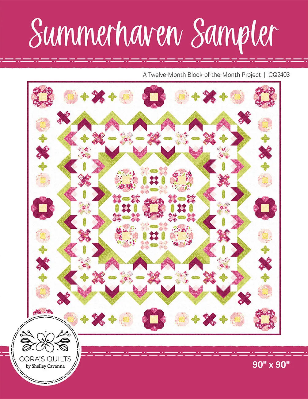 Summerhaven Sampler Quilt Pattern - Block-of-the-Month