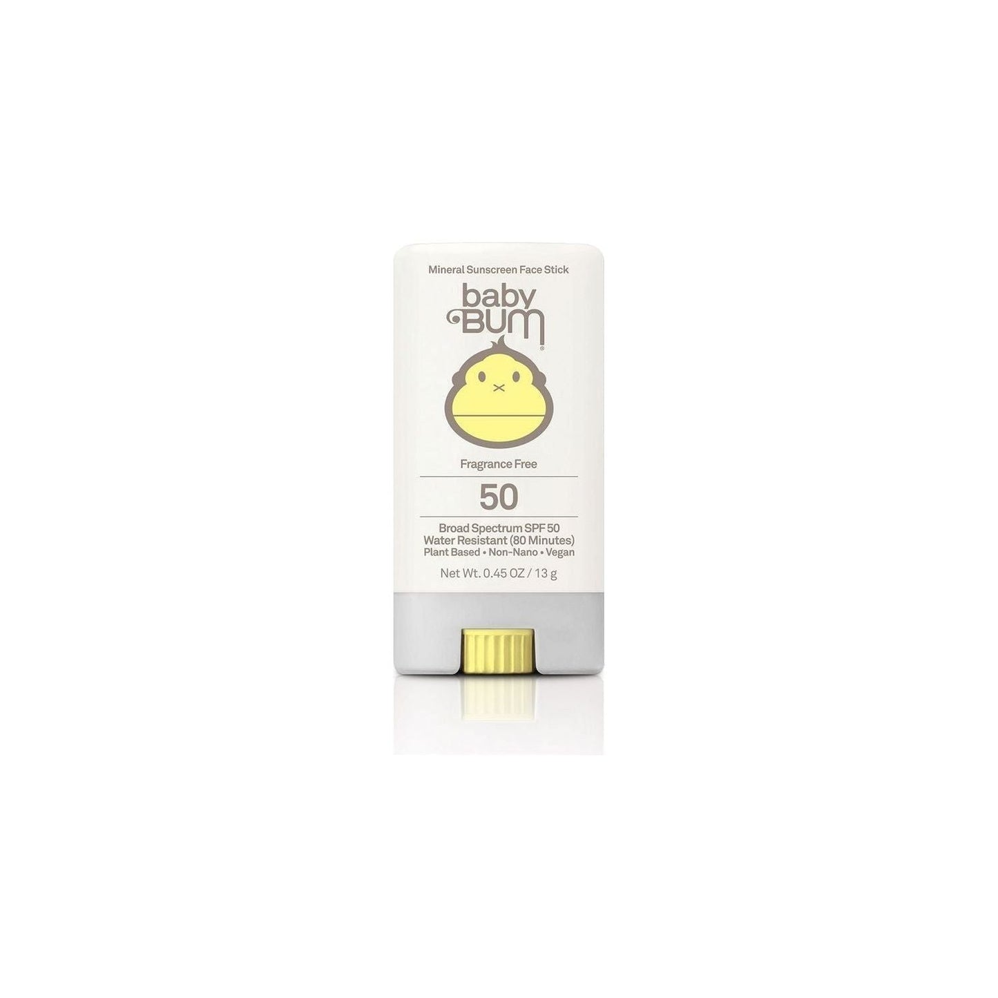 Sun Bum Baby Mineral SPF 50 Stick Solar Facial - Sin Fragancia