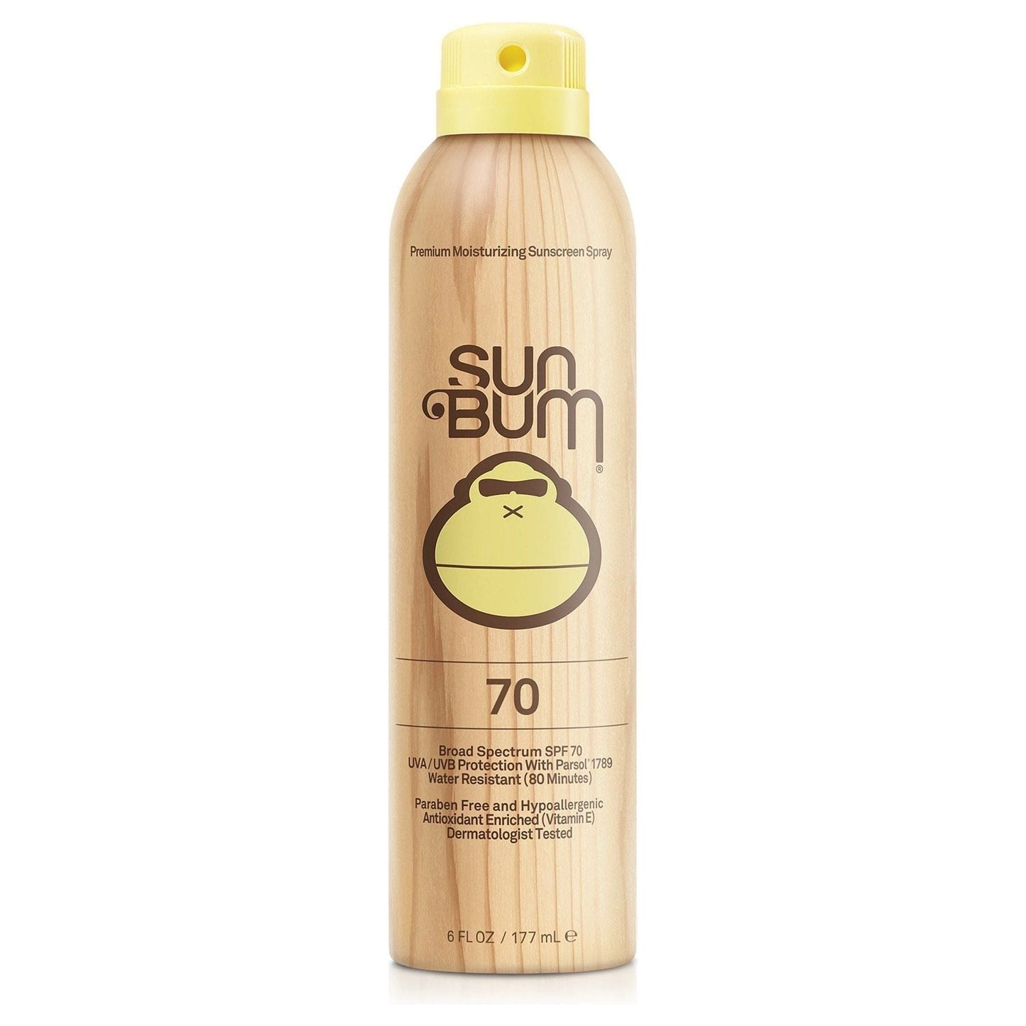 Spray de protector solar Sun Bum Original SPF 70 - 6 oz