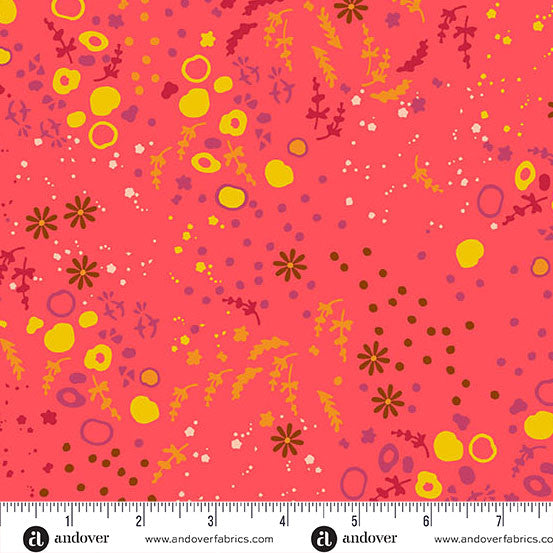 Tissu en coton Equanimity Strawberry Sun Print 2026