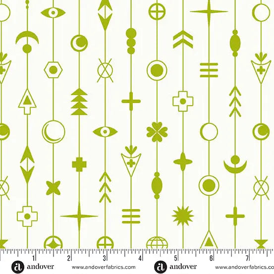 Tissu en coton Sun Print Whisper Moss Gaze - 44"/45" par yard