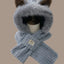 Chapeau à oreilles de renard en fourrure mignonne pour l'automne et l'hiver
