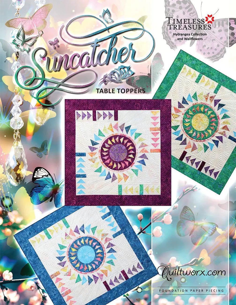 Patrón de Costura para Tapiz de Mesa Suncatcher