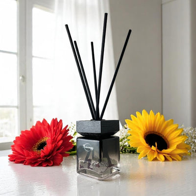 Crystal-Infused Sunshower Mist Reed Diffuser - 100ml - Korvel