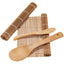 Bamboo Sushi Making Kit – 2 Rolling Mats, Rice Paddle, Spreader & 5 Pairs Chopsticks - Korvel
