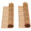 Bamboo Sushi Making Kit – 2 Rolling Mats, Rice Paddle, Spreader & 5 Pairs Chopsticks - Korvel