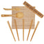 Bamboo Sushi Making Kit – 2 Rolling Mats, Rice Paddle, Spreader & 5 Pairs Chopsticks - Korvel