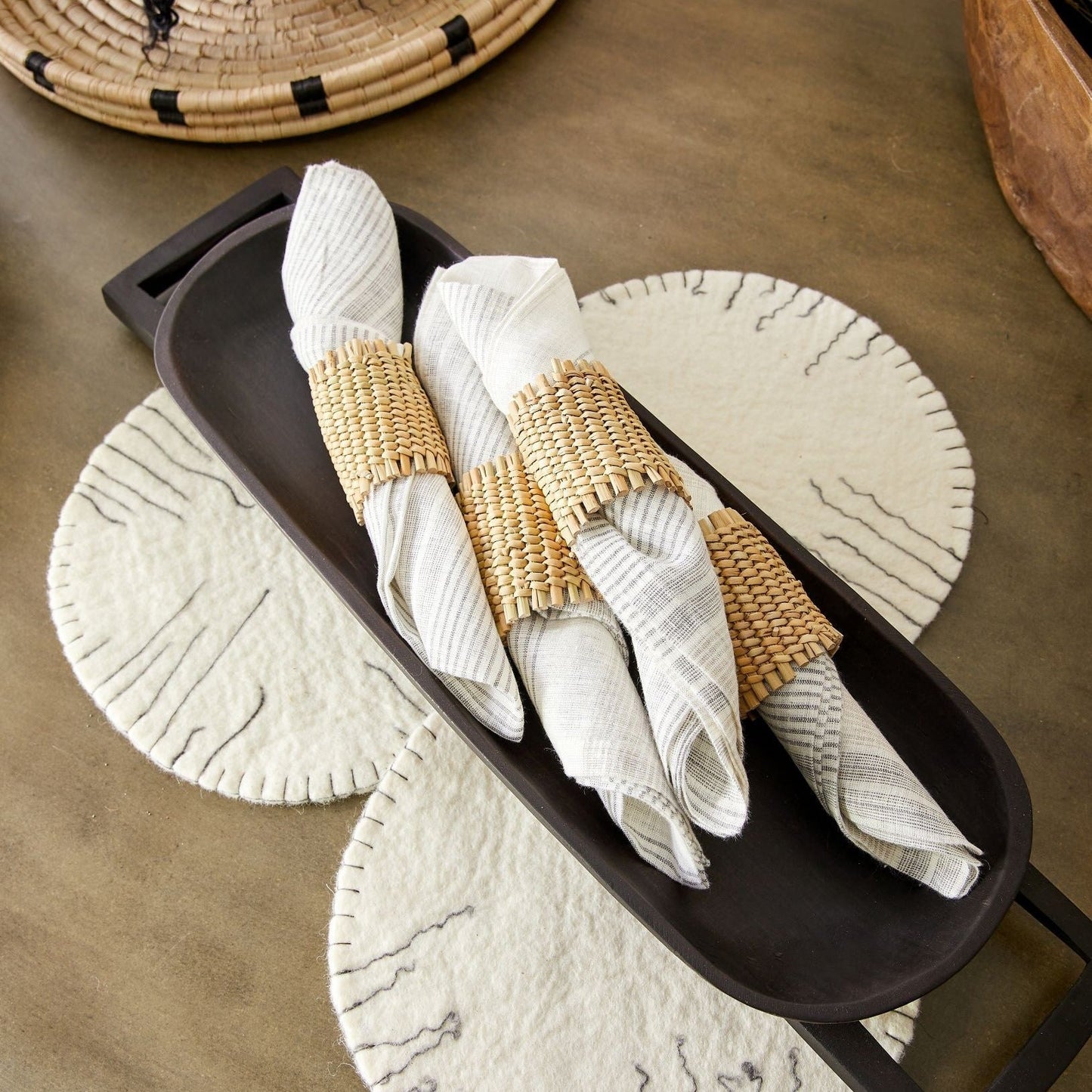 Soportes de Servilletas Xhosa - Set de 4