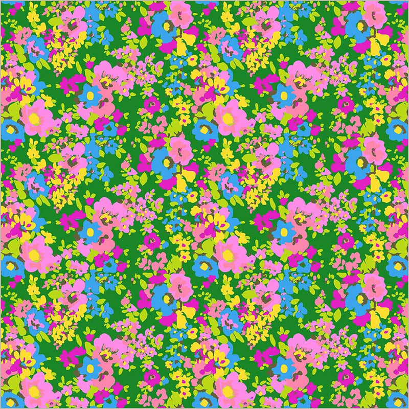 Sweet Talk Leann Grass Cotton Fabric 44”/45” Per Yard