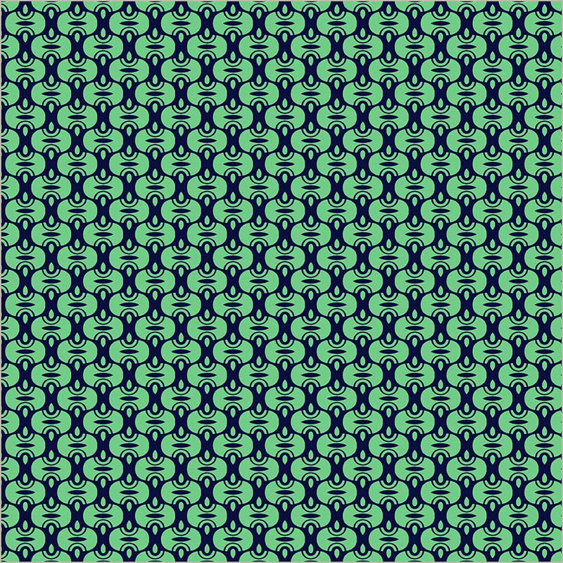 Tissu en coton Sweet Talk Scott vert mer - 44"/45" par yard