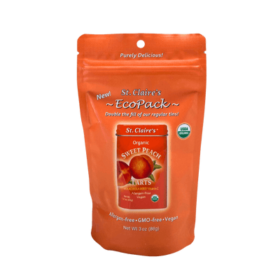 Sweet Peach Tarts – Organic Fruit-Flavored Candy