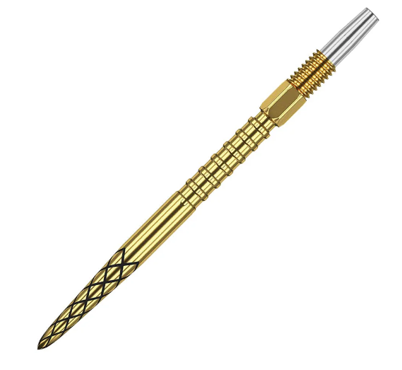 Swiss Diamond Pro Surge Grip Dart Points - 30mm Gold Edition - Korvel