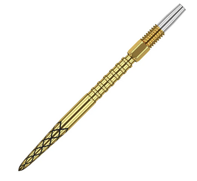 Swiss Diamond Pro Surge Grip Dart Points - 30mm Gold Edition - Korvel