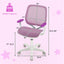 Silla de Juego Ajustable de Malla Púrpura para Niños