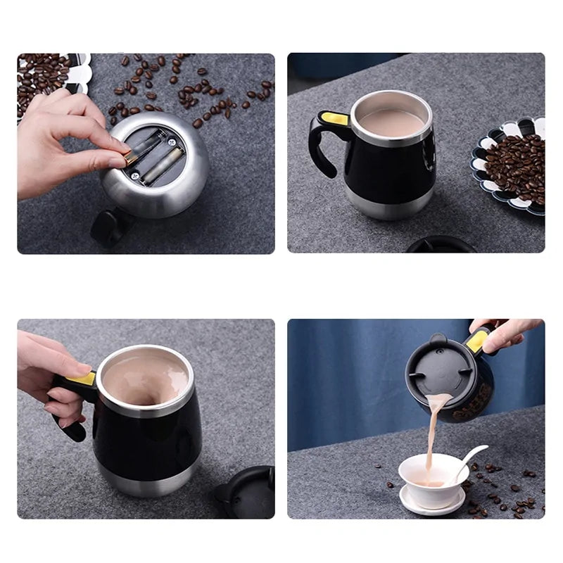 Self Stirring Magnetic Mug - Effortless Beverage Mixing