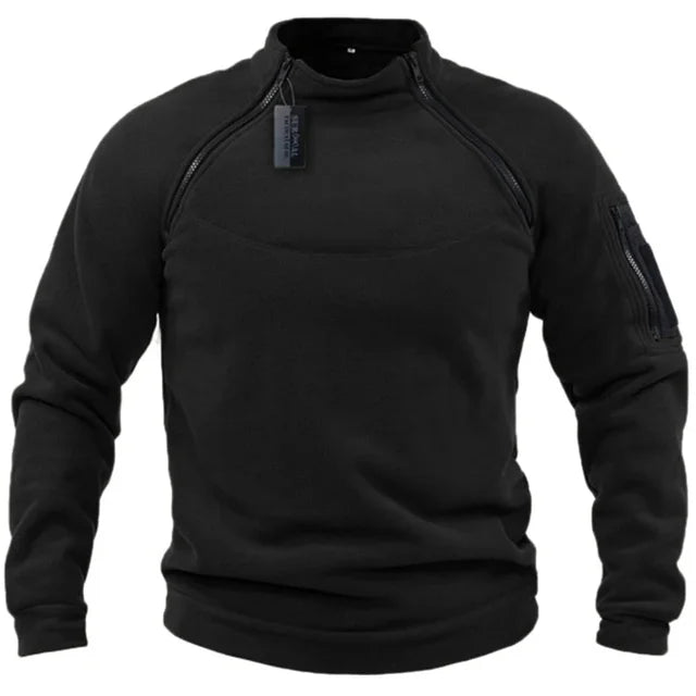 Men's Tactical Fleece Jacket for Outdoor Adventures