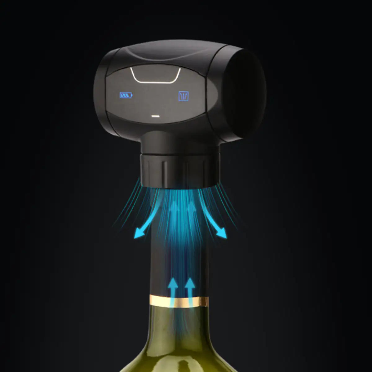Tapa de Conservación de Vino Napa King Auto Vacuum