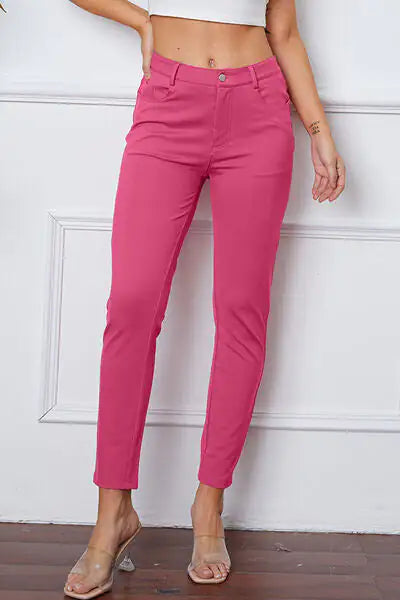 Pantalones Esenciales de Puntada Elástica