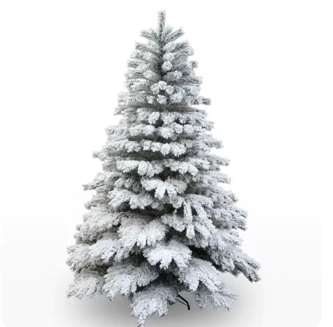 Gran Árbol de Navidad Blanco Nieve