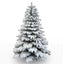 Gran Árbol de Navidad Blanco Nieve