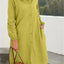 Long Sleeve Solid Color Cardigan and Skirt Set for Women