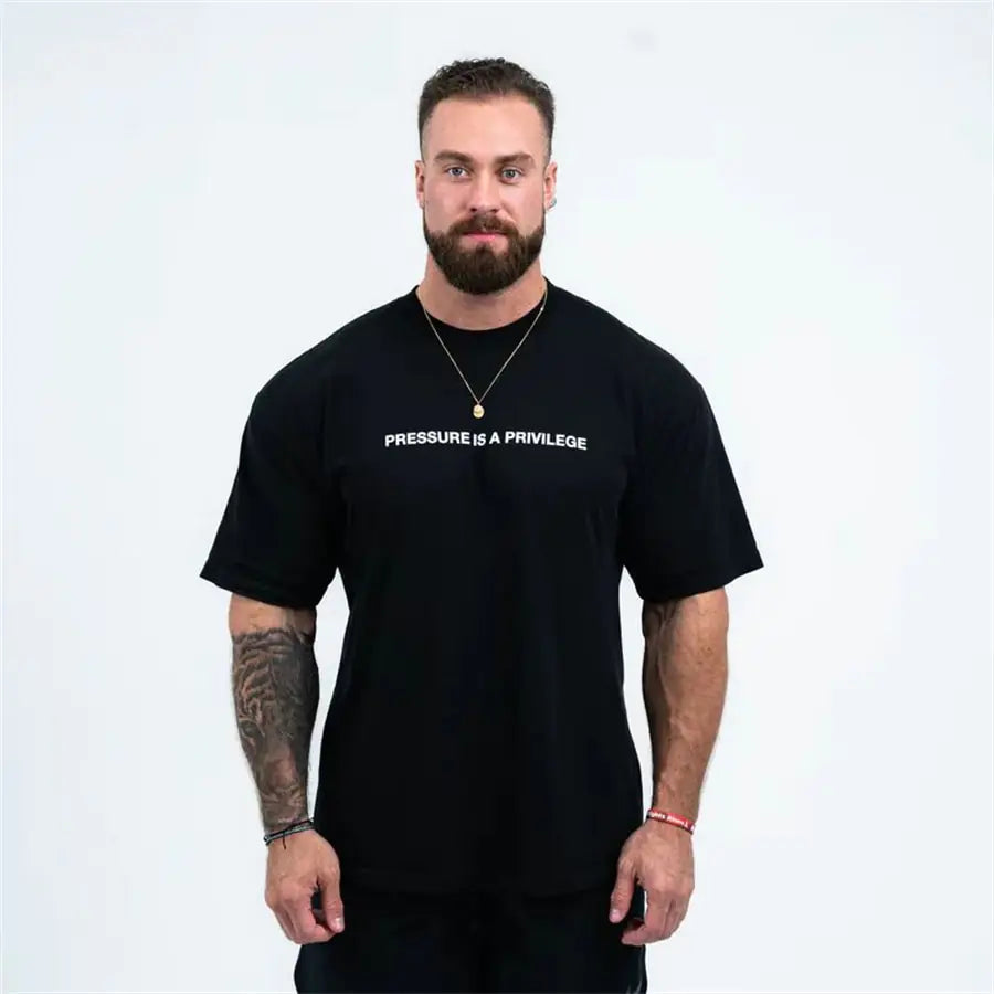 T-shirt de sport imprimé d'été pour hommes
