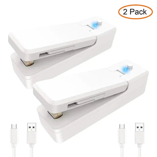 Sellador de bolsas mini portátil recargable