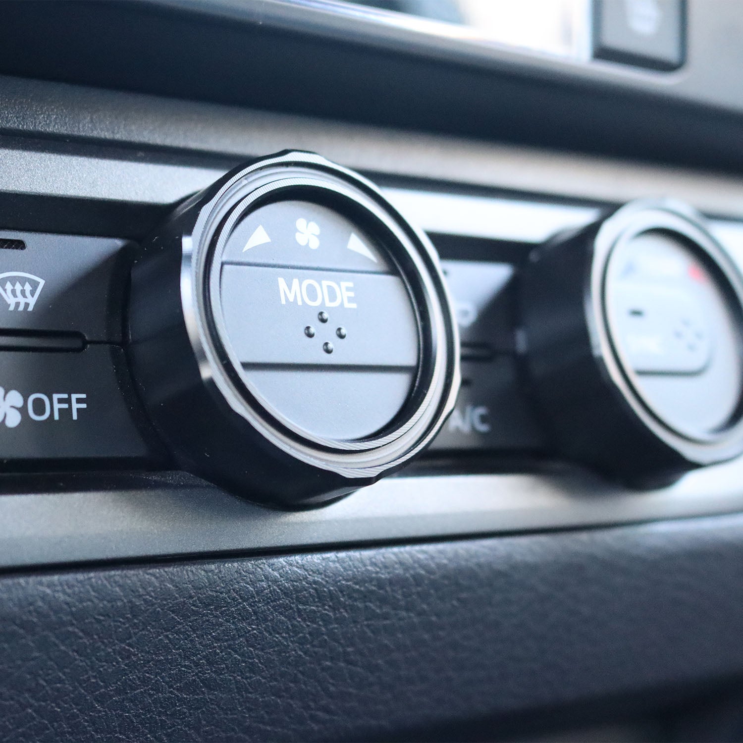 Premium Blackout Control Knob Caps for Toyota Tacoma - Korvel