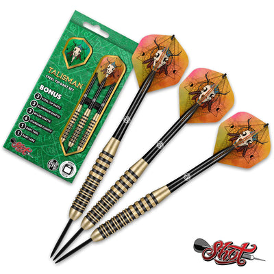 High-Performance 24g Steel Tip Darts Set by Shot Talisman - Korvel