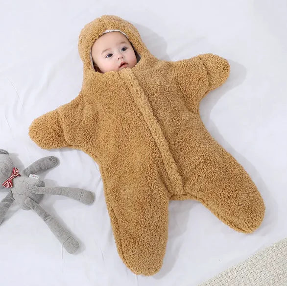 Simple Pentagram Shape Baby Cuddling Quilt