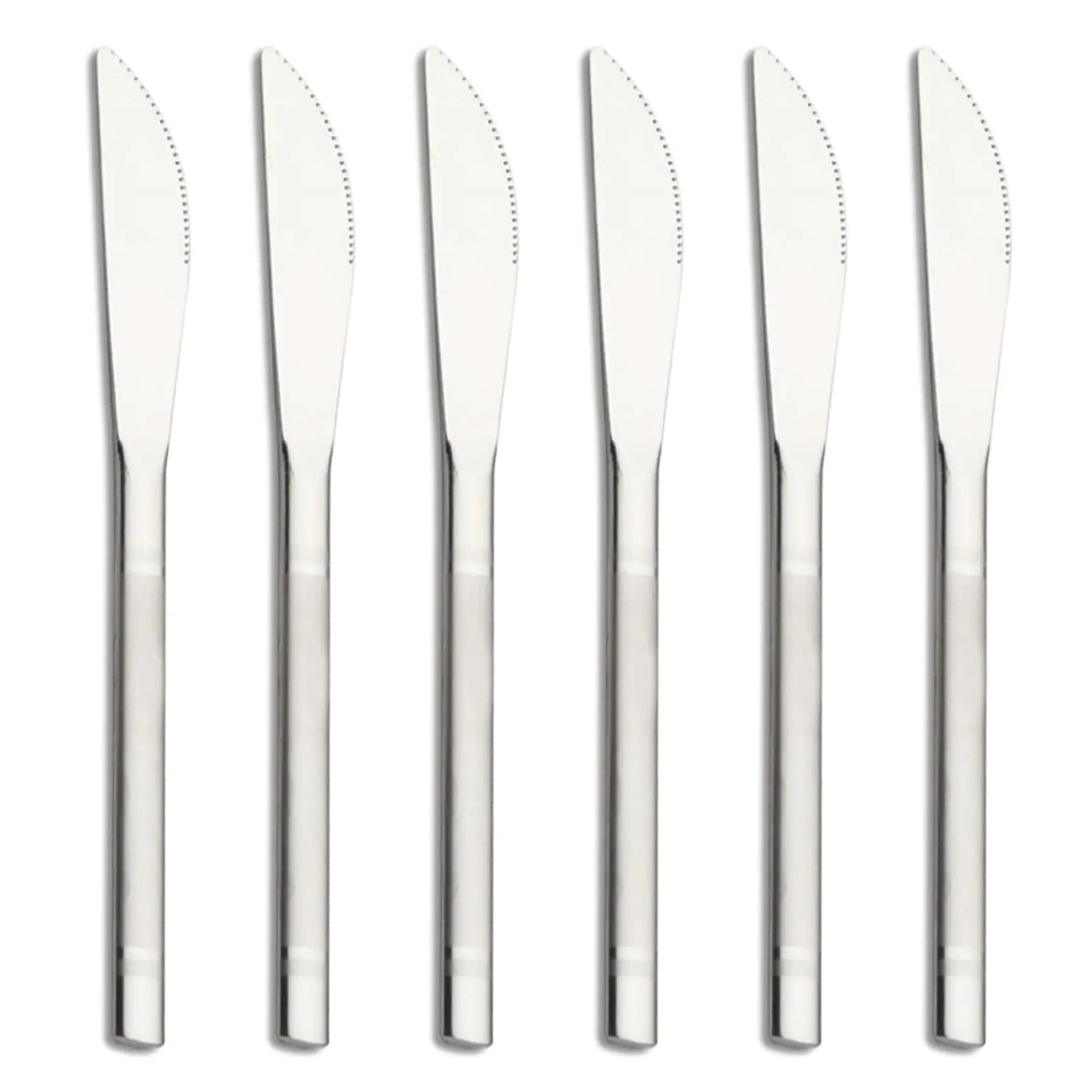 Ensemble de 6 petits couteaux à dessert VANRA - Couverts en acier inoxydable
