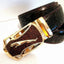 Men's Automatic Buckle Leather Belt - Leopard Design