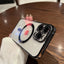 Luxury Plating Clear Magnetic Wireless Charger Case