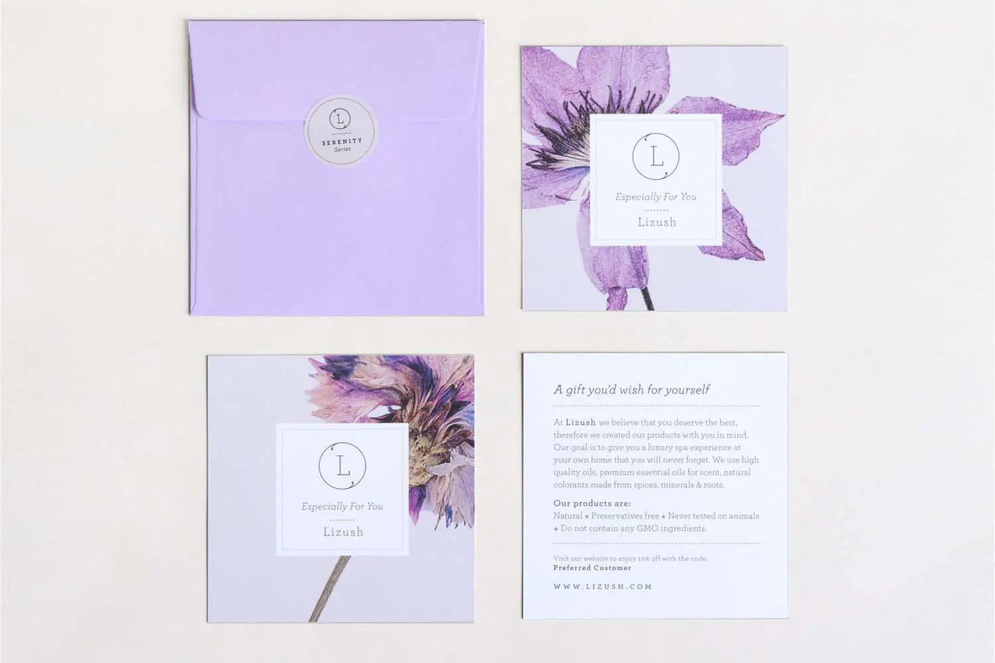 Natural Bath & Body Gift Set - Relaxation in Three Jars