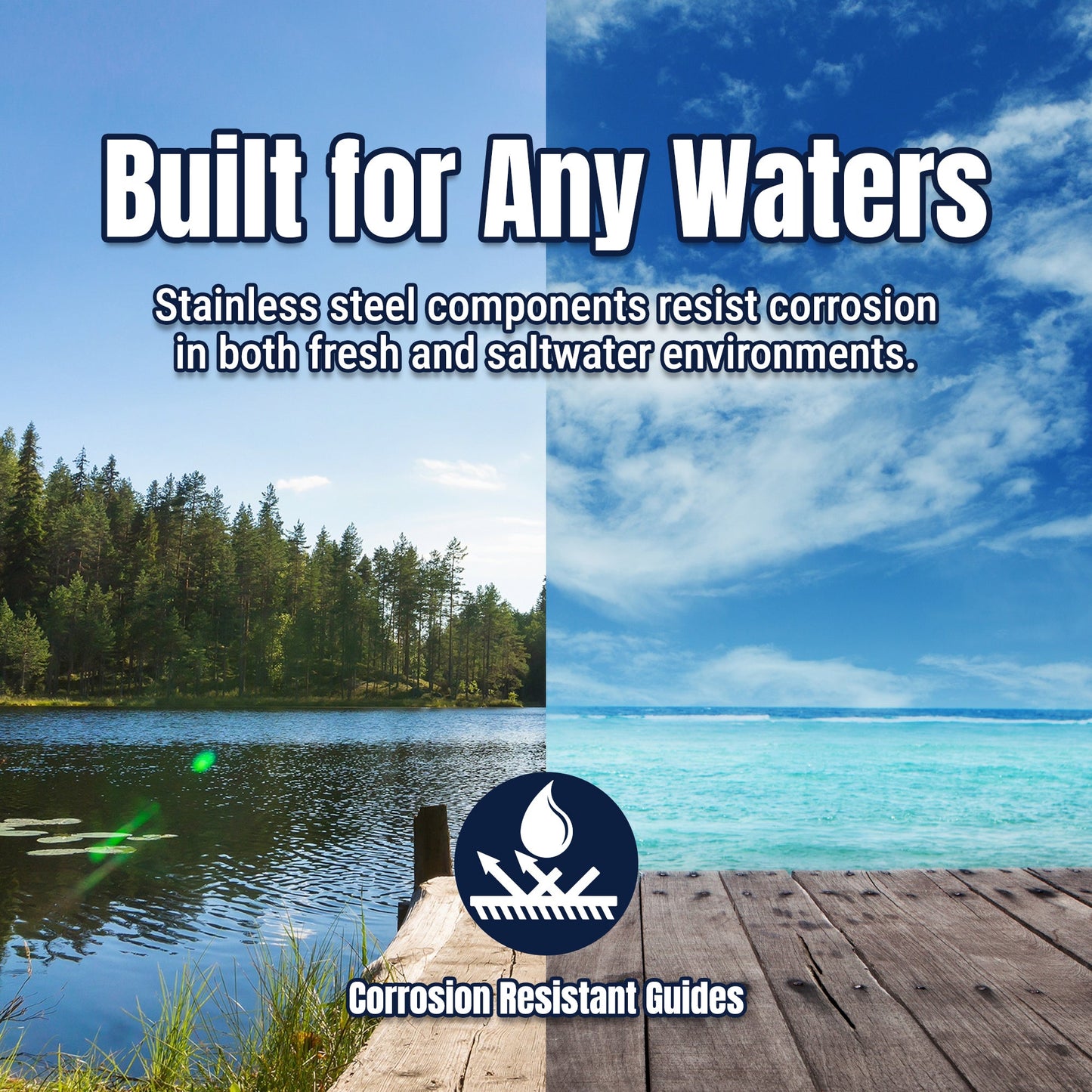 Caña telescópica giratoria Reaction Tackle - Caña de pescar de viaje de carbono - Caña plegable para agua dulce y salada - NUEVA