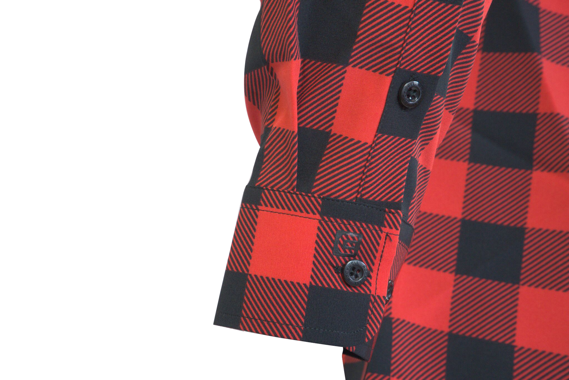 Titan Performance Long Sleeve Shirt - Black/Red Plaid - Korvel