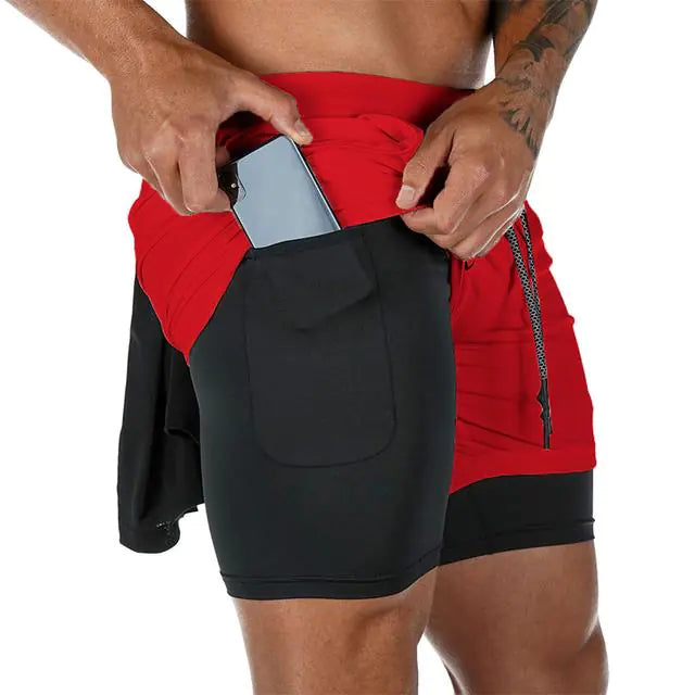 Shorts de Gym Premium avec Poche pour Téléphone