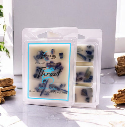 Premium Coconut-Soy Wax Melts for Throat Chakra Alignment - Korvel