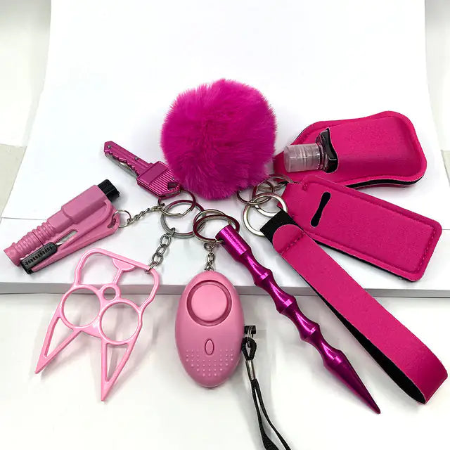 Compact Survival Self Defense Keychain