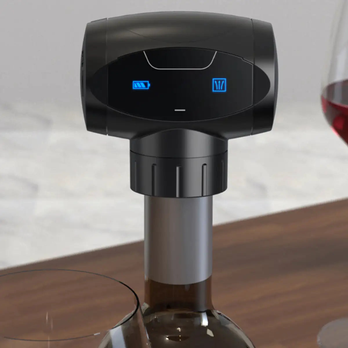 Tapa de Conservación de Vino Napa King Auto Vacuum