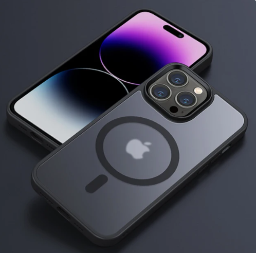 Funda de carga inalámbrica magnética de lujo para iPhone