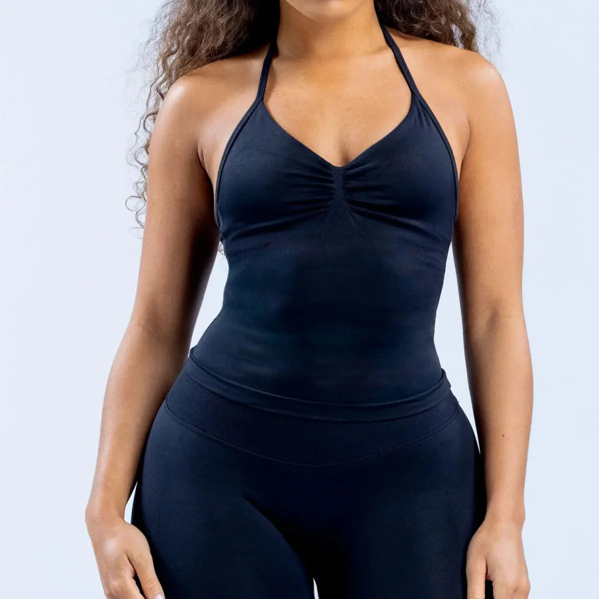 Top Deportivo Sin Costuras de Nylon Mate