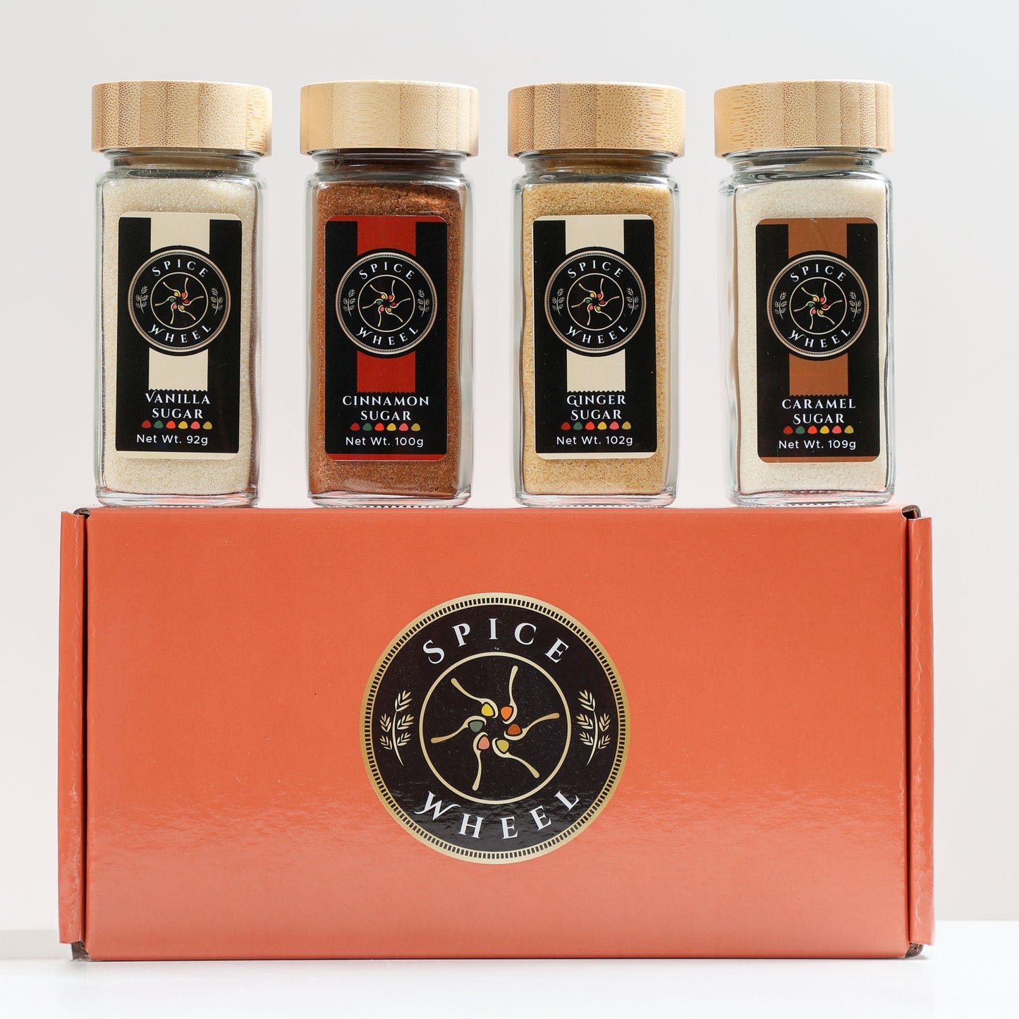 Cozy Sugar Gift Set – 4 Gourmet Flavored Sugars