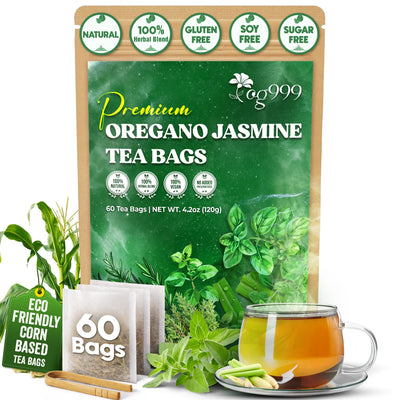 Premium Oregano Herbal Tea with Jasmine-Like Notes