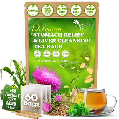 Premium Herbal Tea Blend with Milk Thistle & Ginger