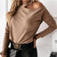 Suéter Elegante de Cuello Redondo para Mujeres Modernas