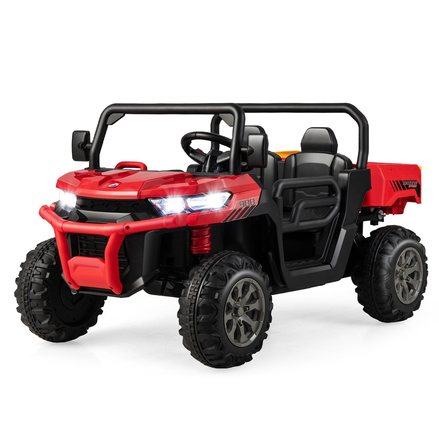 Camión de Volteo para Niños de 2 Asientos - Rojo